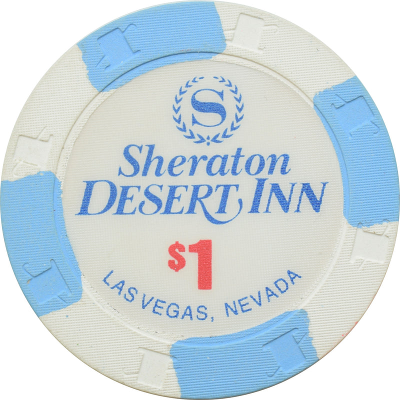 Desert Inn Sheraton Casino Las Vegas Nevada $1 Chip 1993 H&C