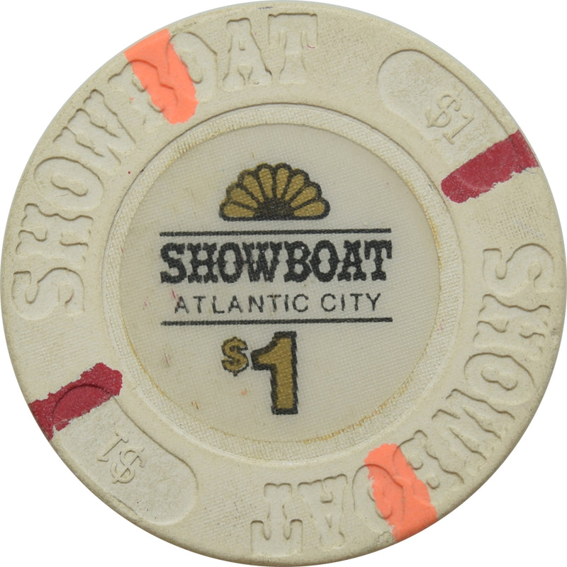 Showboat Casino Atlantic City NJ $1 Chip