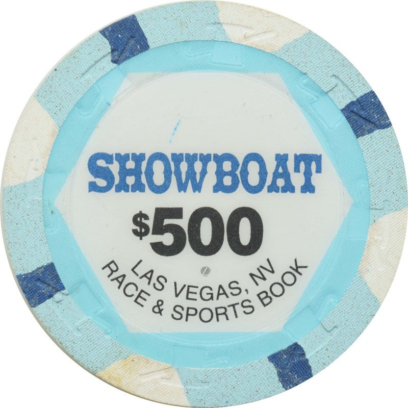 Showboat Casino Las Vegas Nevada $500 Race and Sports Book Chip 1996
