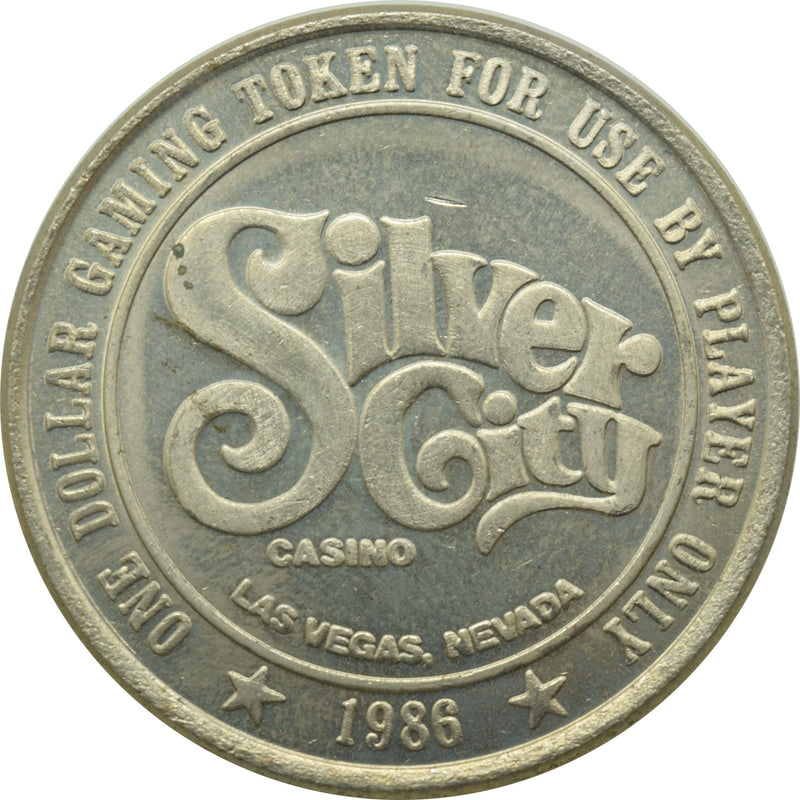 Silver City Casino Las Vegas Nevada $1 Token 1986