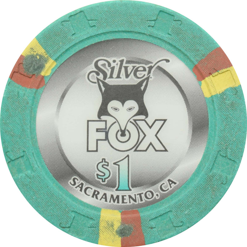Silver Fox Casino Sacramento California $1 Chip