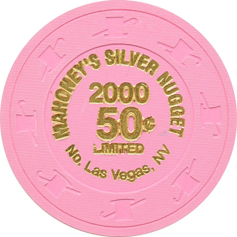 Mahoney's Silver Nugget Casino N. Las Vegas Nevada 50 Cent Limited Chip 2000