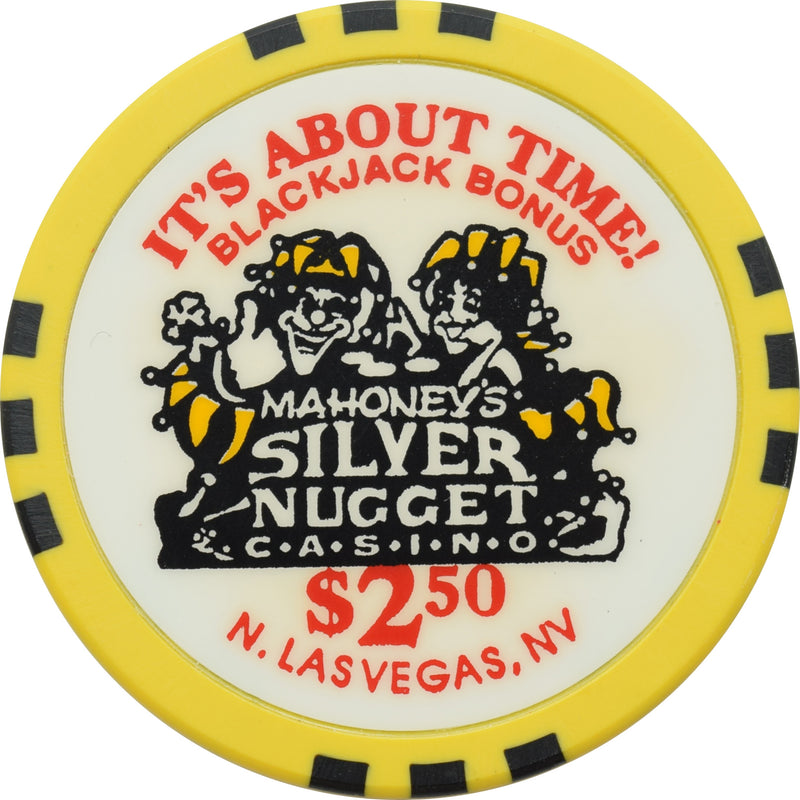 Mahoney's Silver Nugget Casino N. Las Vegas Nevada $2.50 Chip 1996