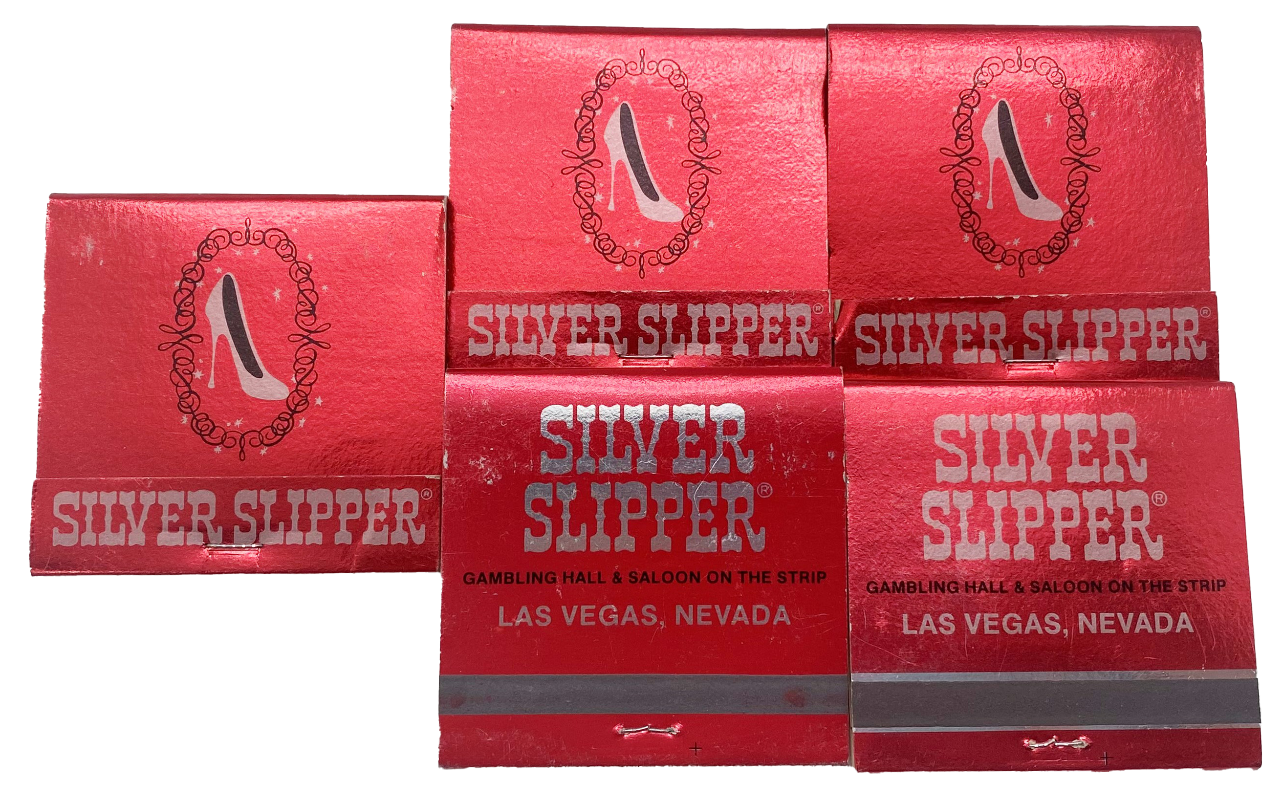 Silver Slipper Casino Las Vegas Nevada Set of 5 New Matchbooks