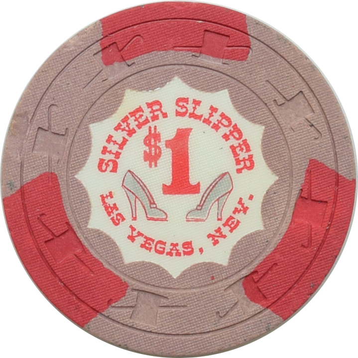 Silver Slipper Casino Las Vegas Nevada $1 Chip 1964