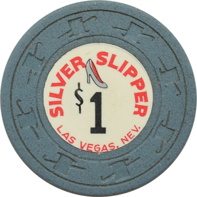 Silver Slipper Casino Las Vegas Nevada $1 Chip 1968