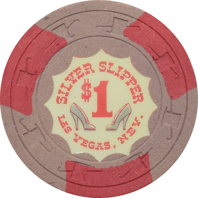 Silver Slipper Casino Las Vegas Nevada $1 Chip 1964