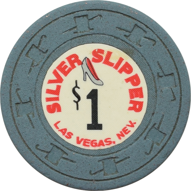 Silver Slipper Casino Las Vegas Nevada $1 Chip 1968