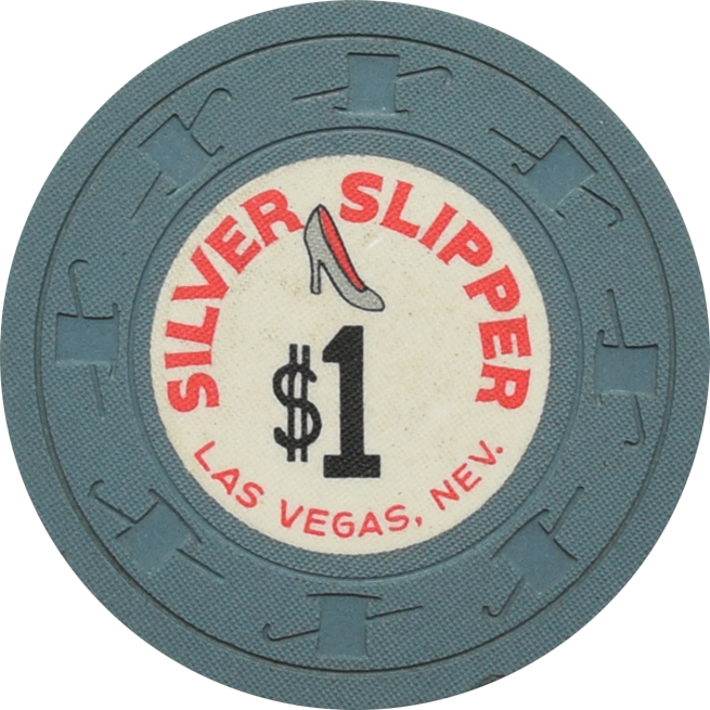 Silver Slipper Casino Las Vegas Nevada $1 Chip 1969