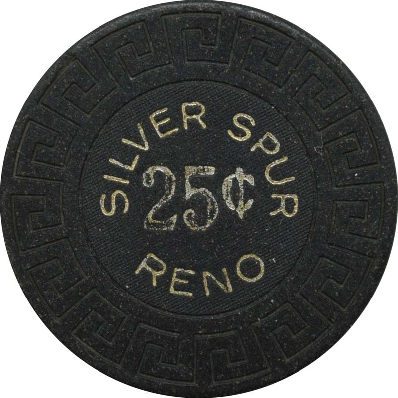 Silver Spur Casino Reno Nevada 25 Cent Chip 1968