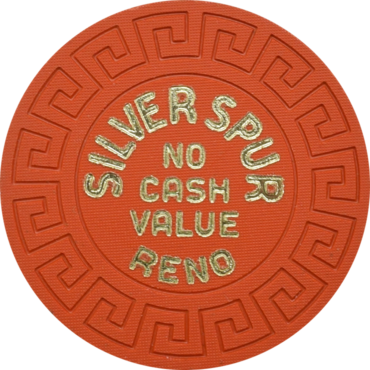 Silver Spur Casino Reno Nevada Orange NCV Chip 1971