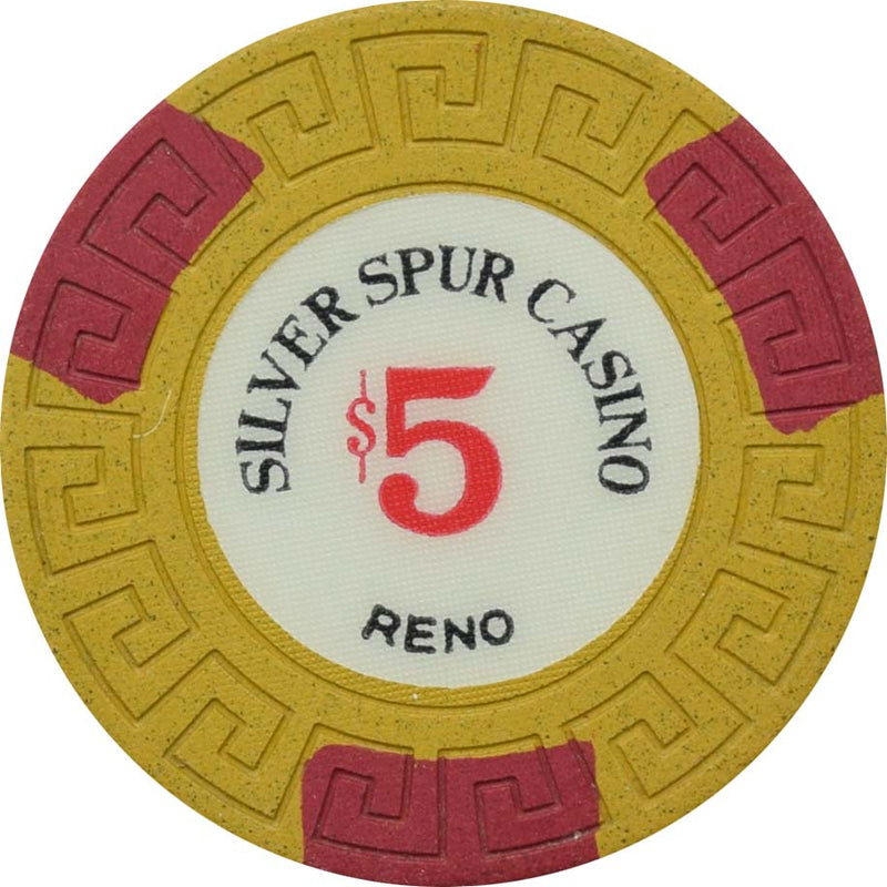 Silver Spur Casino Reno Nevada $5 Chip 1968
