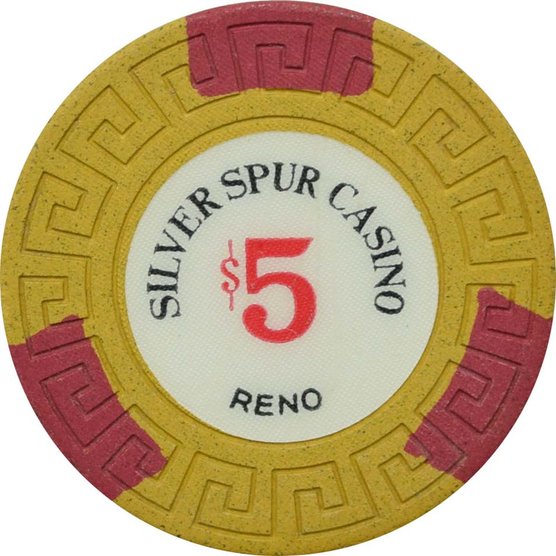 Silver Spur Casino Reno Nevada $5 Chip 1968