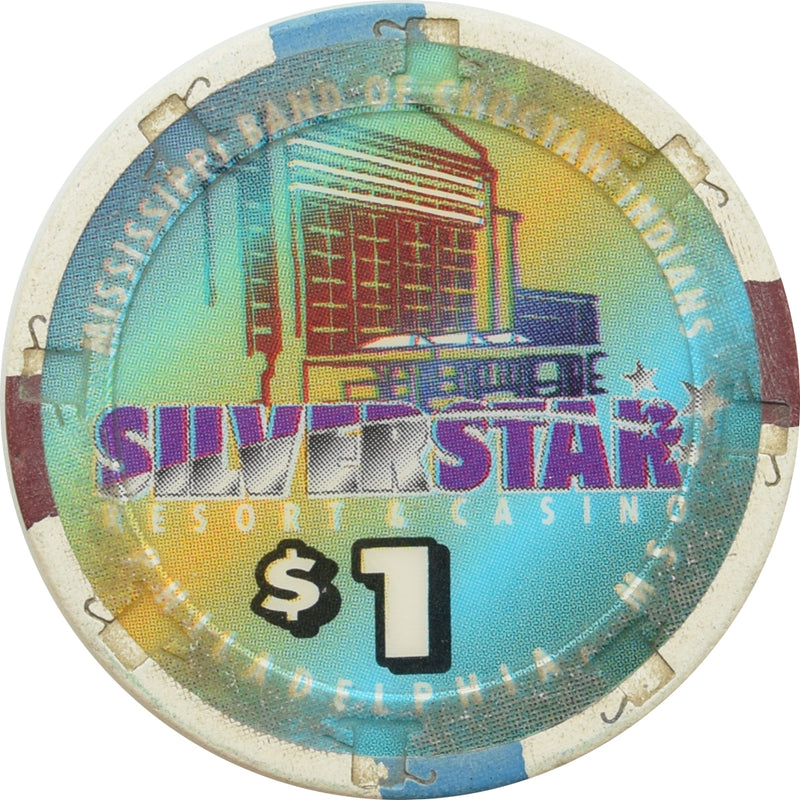Silver Star Casino Philadelphia Mississippi $1 Chip