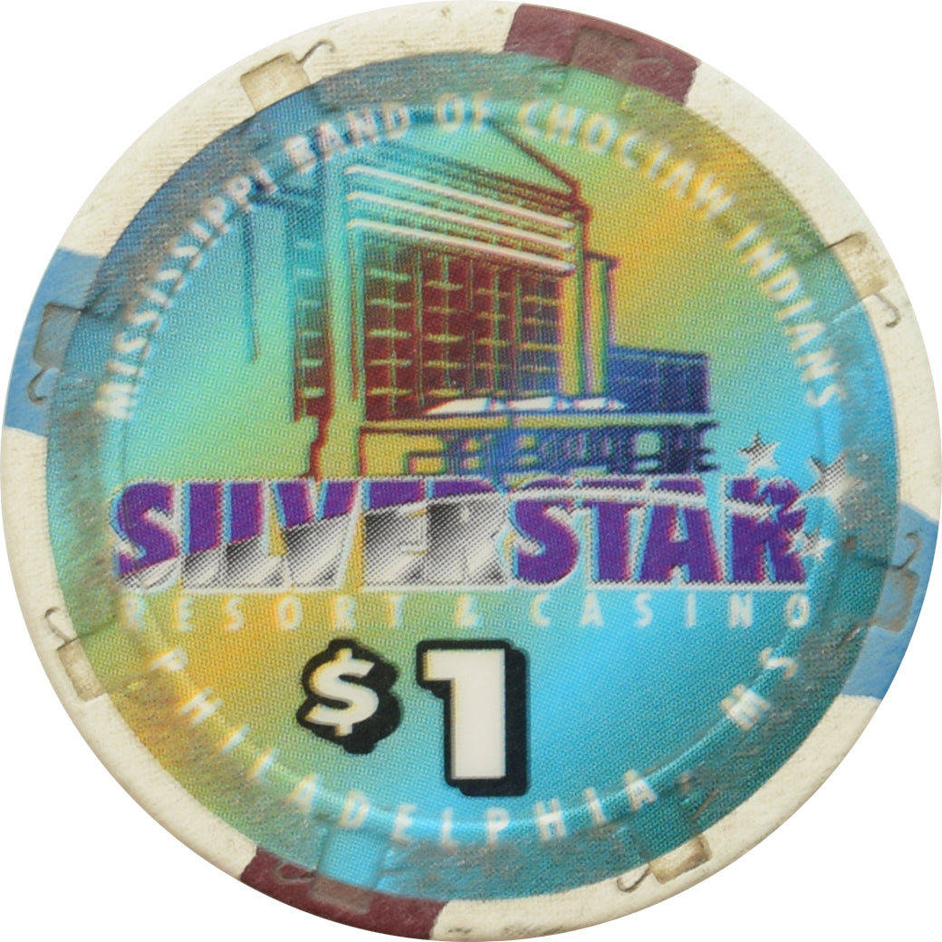 Silver Star Casino Philadelphia Mississippi $1 Chip