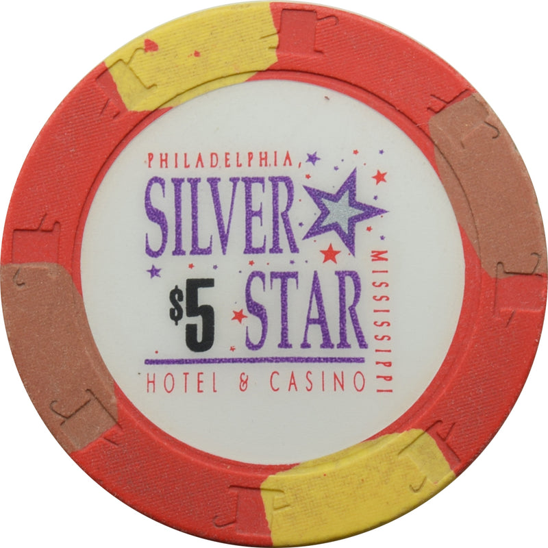 Silver Star Casino Philadelphia Mississippi $5 Chip