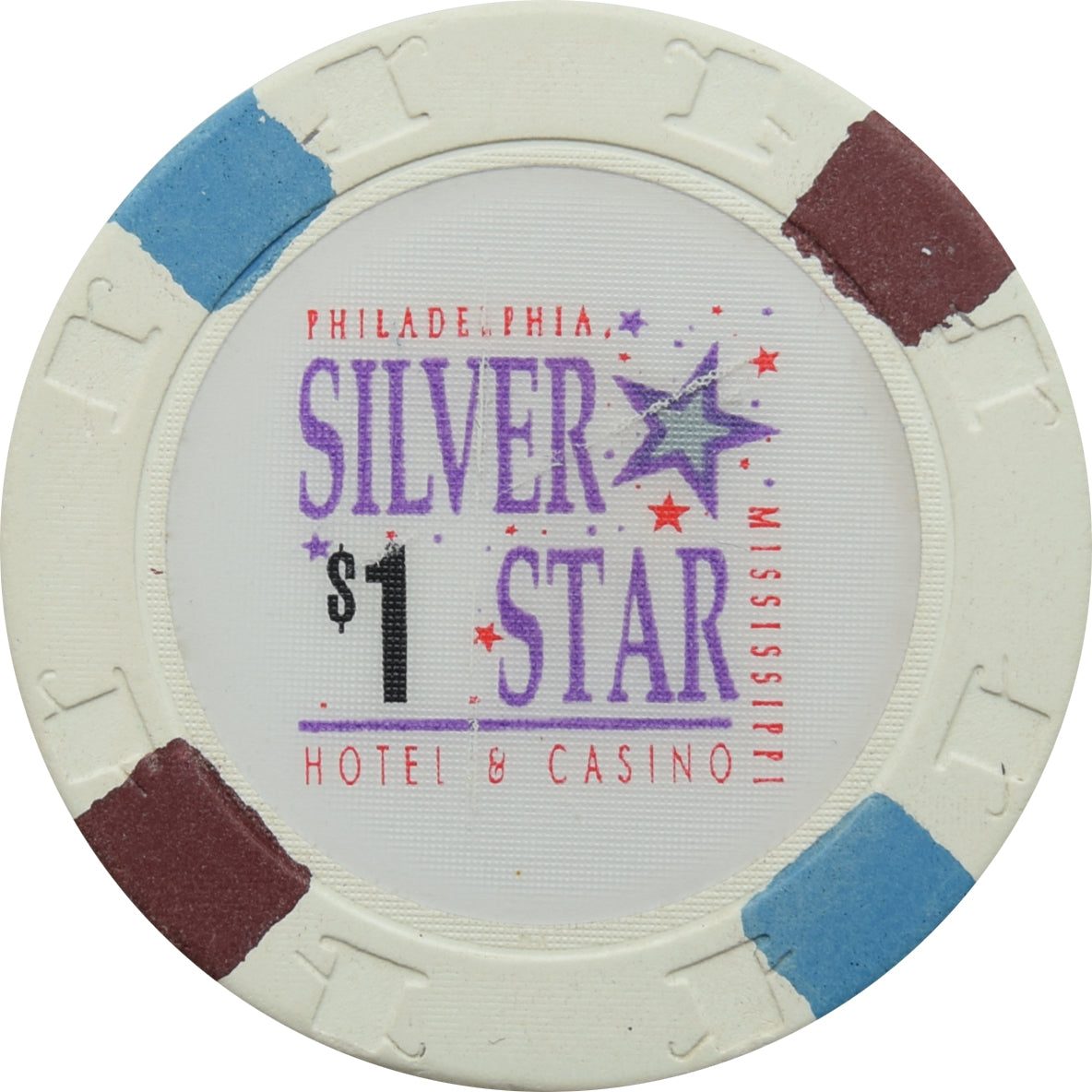 Silver Star Casino Philadelphia Mississippi $1 Chip