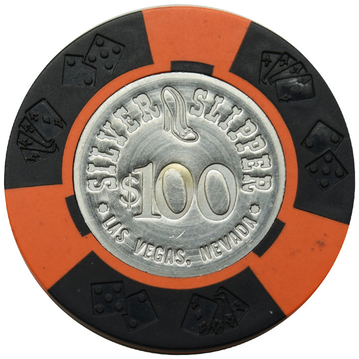 Silver Slipper Casino Las Vegas Nevada $100 Chip 1973