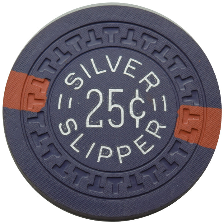 Silver Slipper Casino Las Vegas Nevada 25 Cent Chip 1950s