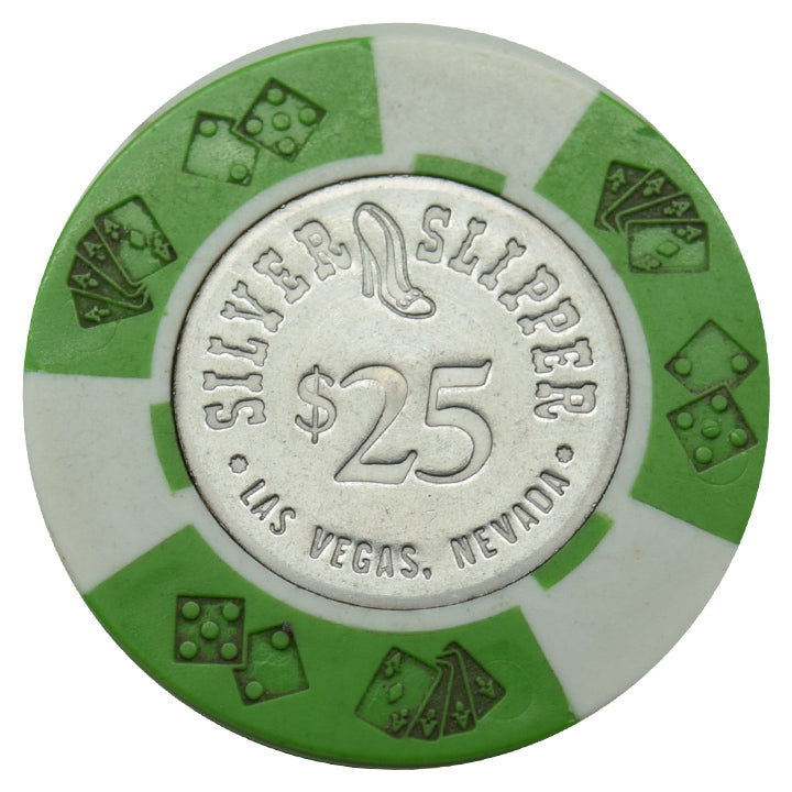 Silver Slipper Casino Las Vegas Nevada $25 Chip 1970s