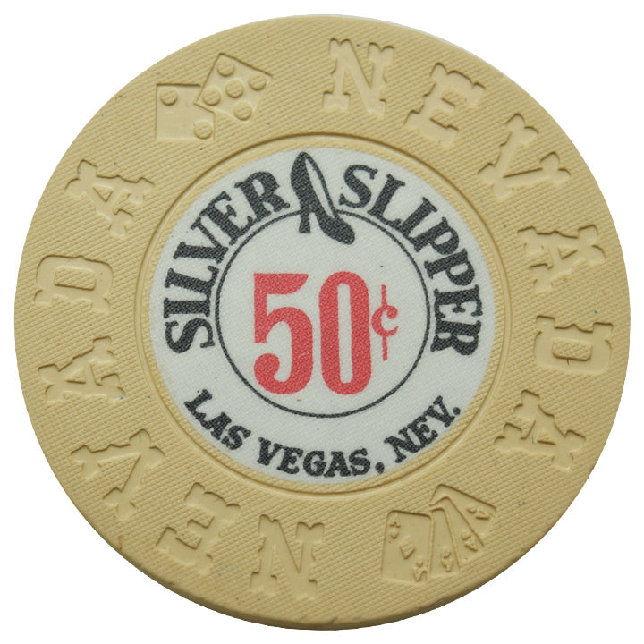 Silver Slipper Casino Las Vegas Nevada 50 Cent Chip 1972