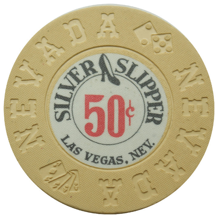 Silver Slipper Casino Las Vegas Nevada 50 Cent Chip 1972