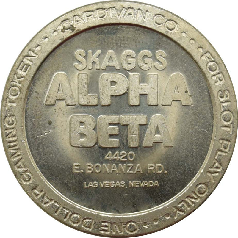 Skaggs Alpha Beta Las Vegas Nevada $1 Bonanza Rd. Token 1986