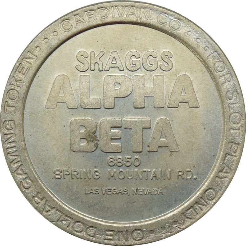 Skaggs Alpha Beta Las Vegas, Nevada $1 Spring Mountain Token 1986