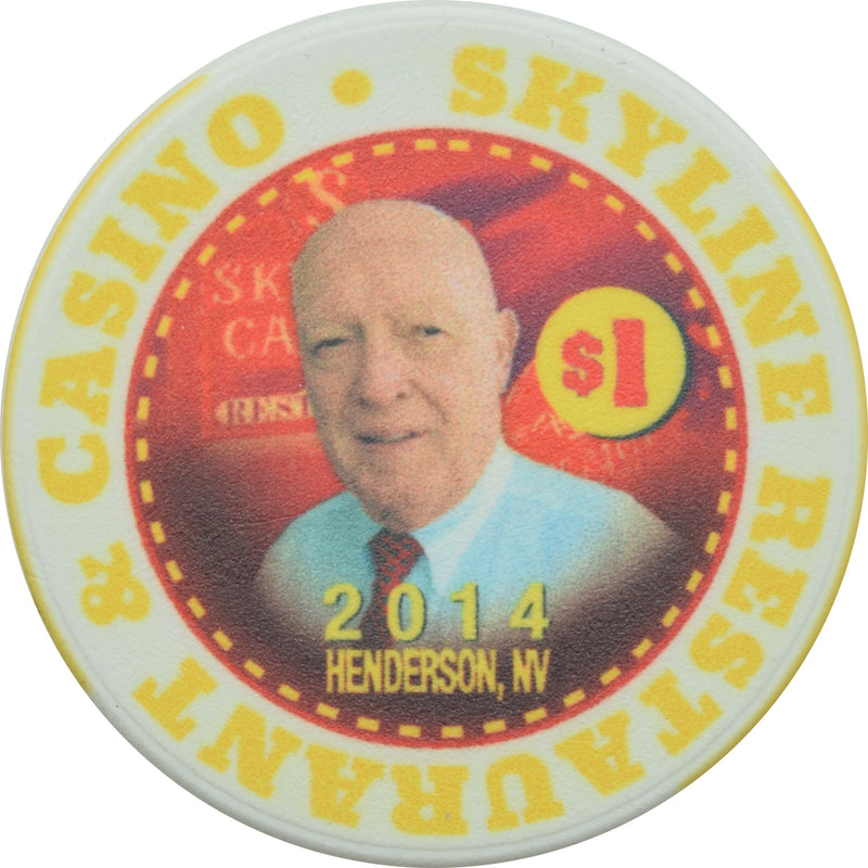Skyline Casino Henderson Nevada $1 Chip 2014 Ceramic