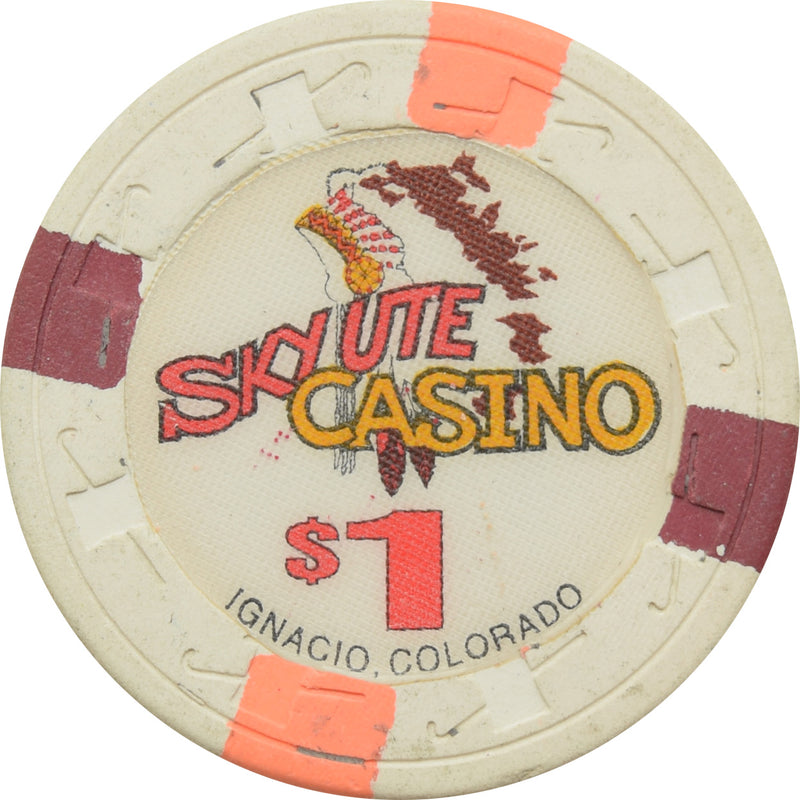 Sky Ute Casino & Lodge Ignacio CO $1 Chip