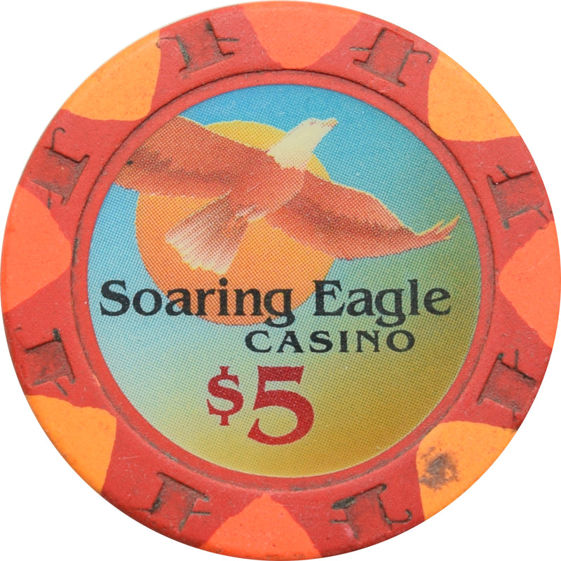 Soaring Eagle Casino Mt. Pleasant Michigan $5 Chip