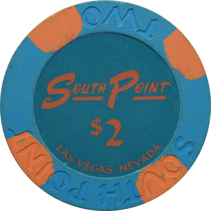 South Point Casino Las Vegas Nevada $2 Chip 2019