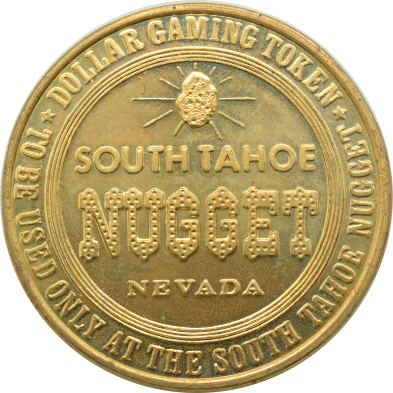 South Tahoe Nugget Casino Stateline Nevada $1 Token 1965