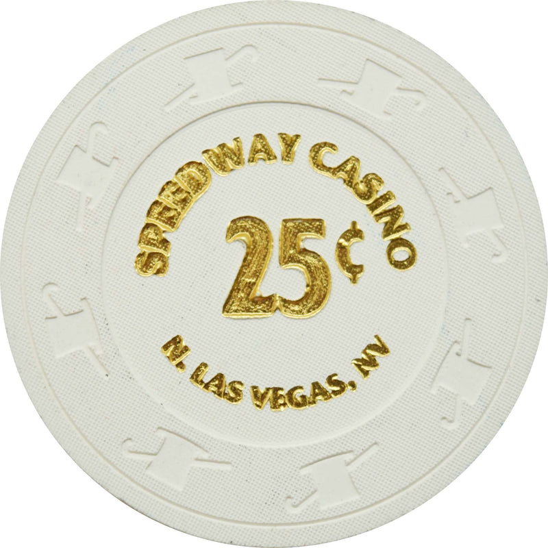 Speedway Casino North Las Vegas Nevada 25 Cent Chip 1999