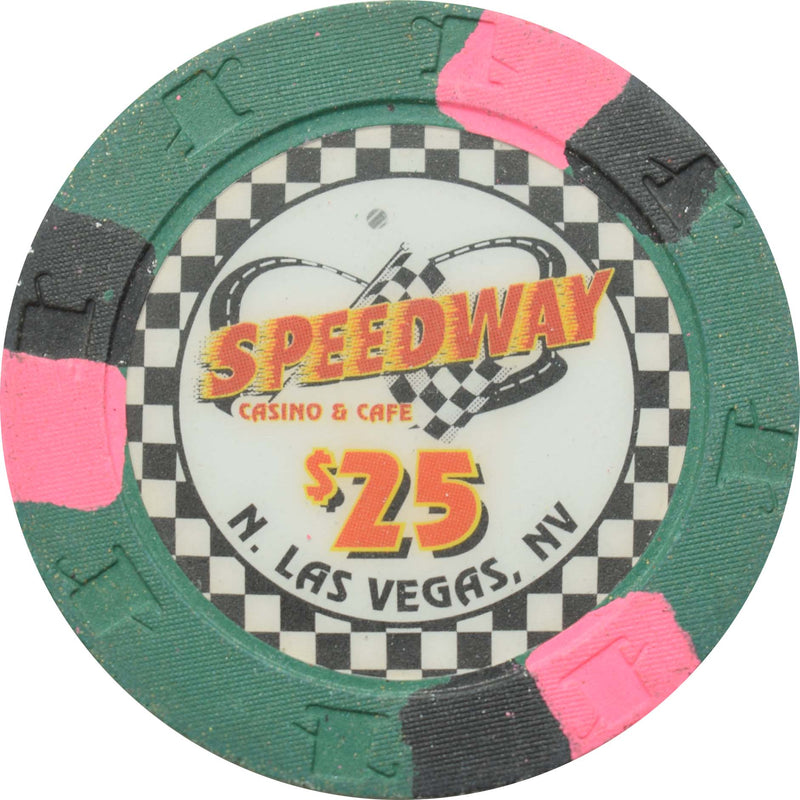 Speedway Casino N. Las Vegas Nevada $25 Chip 1999