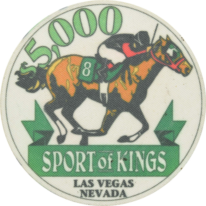 Sport of Kings Casino Las Vegas Nevada $5000 Chip 1992