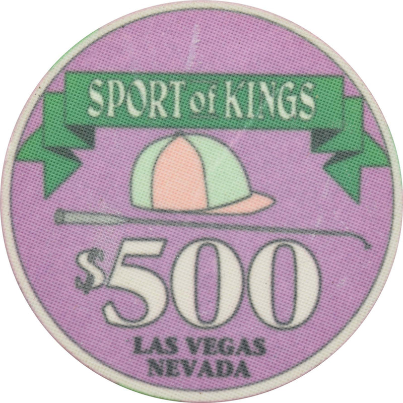 Sport of Kings Casino Las Vegas Nevada $500 Chip 1992