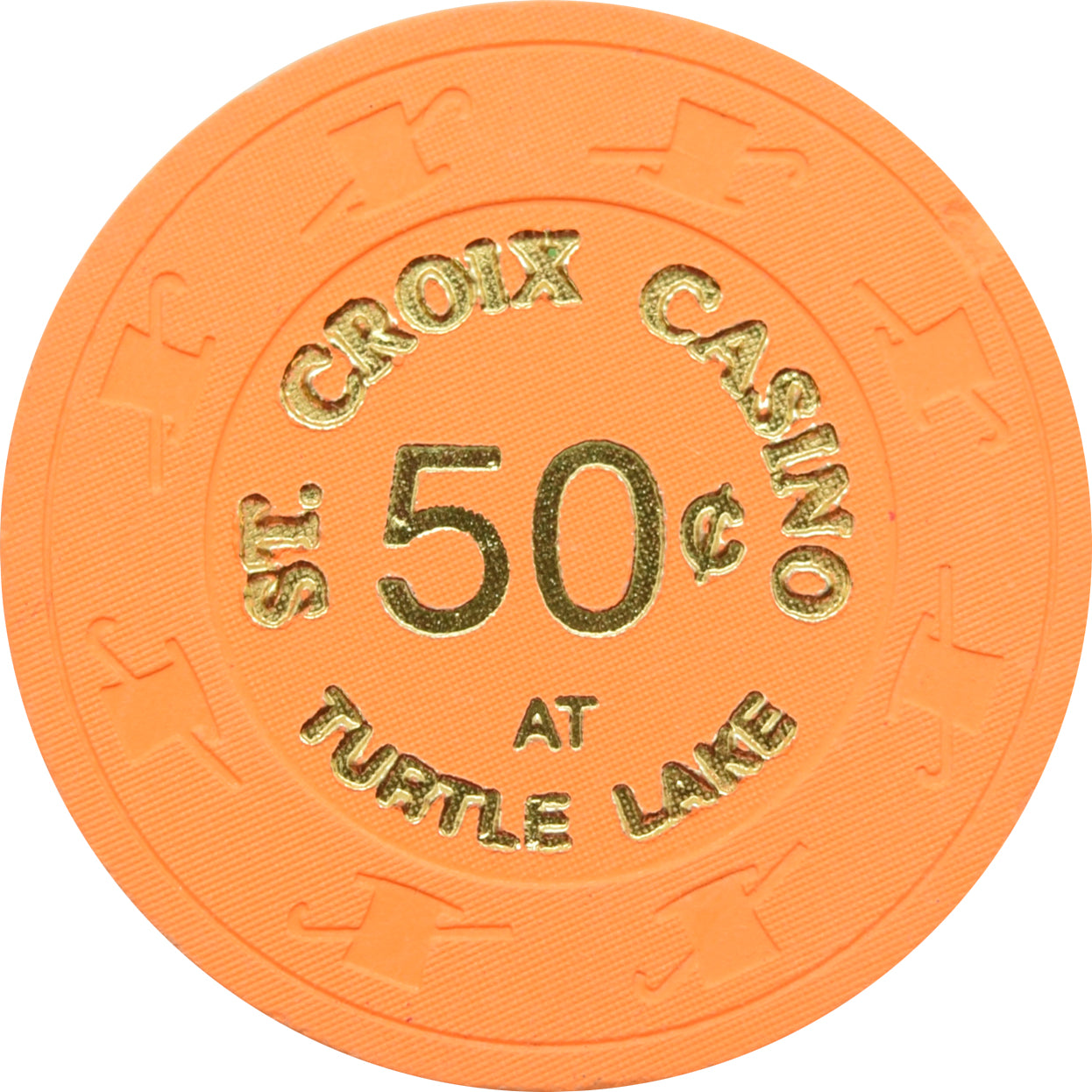 St. Croix Casino Turtle Lake WI 50 Cent Chip