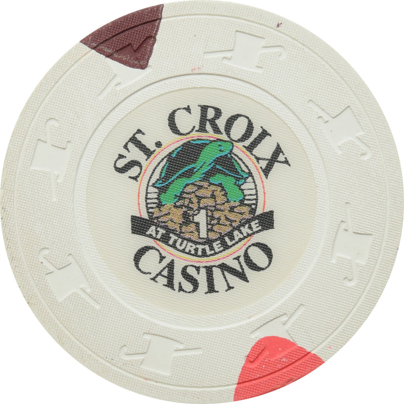 St. Croix Casino Turtle Lake WI $1 Chip