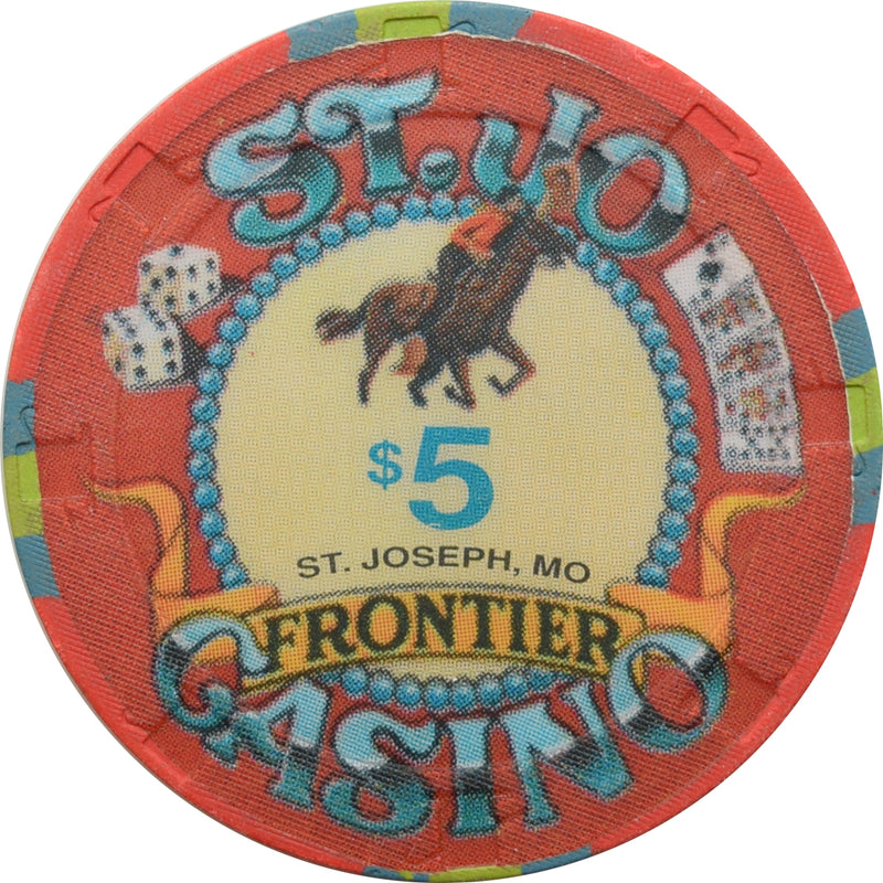 St. Jo Frontier Casino St. Joseph Missouri $5 Chip