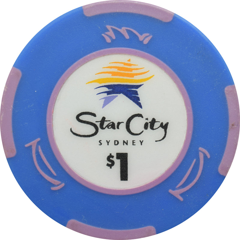 Star City Casino Sydney Australia $1 Chip