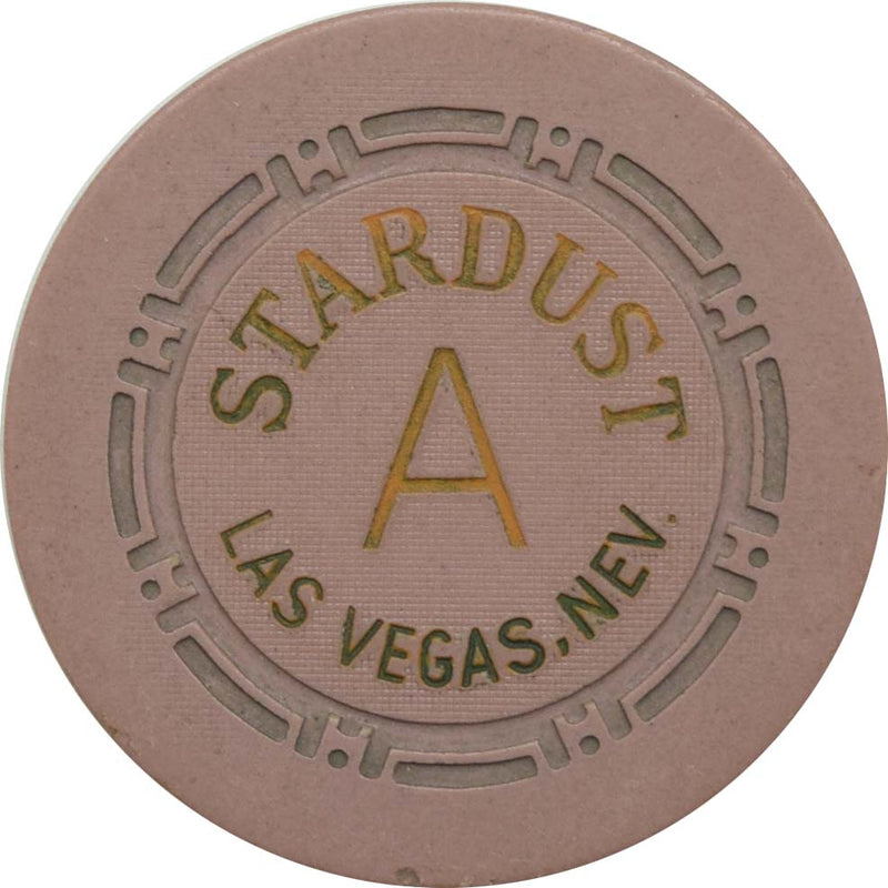 Stardust Casino Las Vegas Nevada Table A Pink Roulette Chip 1958