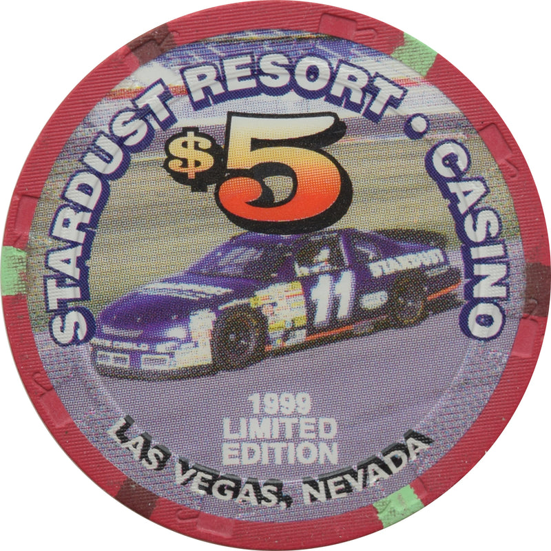 Stardust Casino Las Vegas Nevada $5 Chip Richard Petty 1998