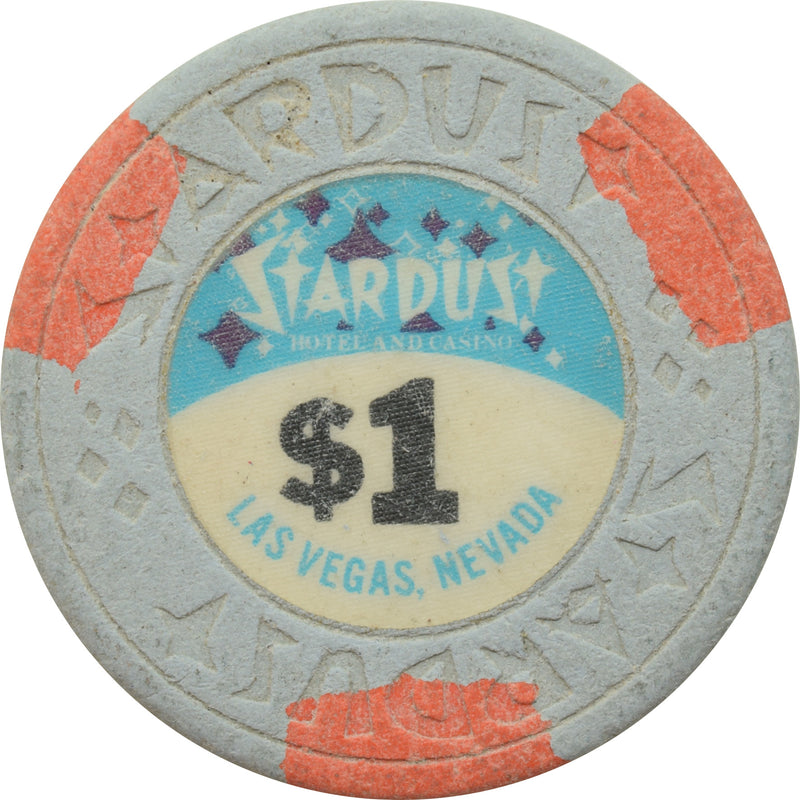 Stardust Casino Las Vegas Nevada $1 Chip 1980