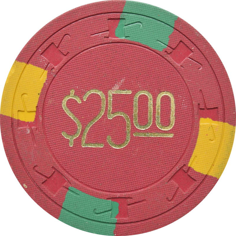 Ray & Ruth's Stardust Casino Jackpot Nevada $25 Chip 1961