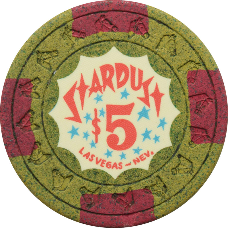 Stardust Casino Las Vegas Nevada $5 Chip 1968