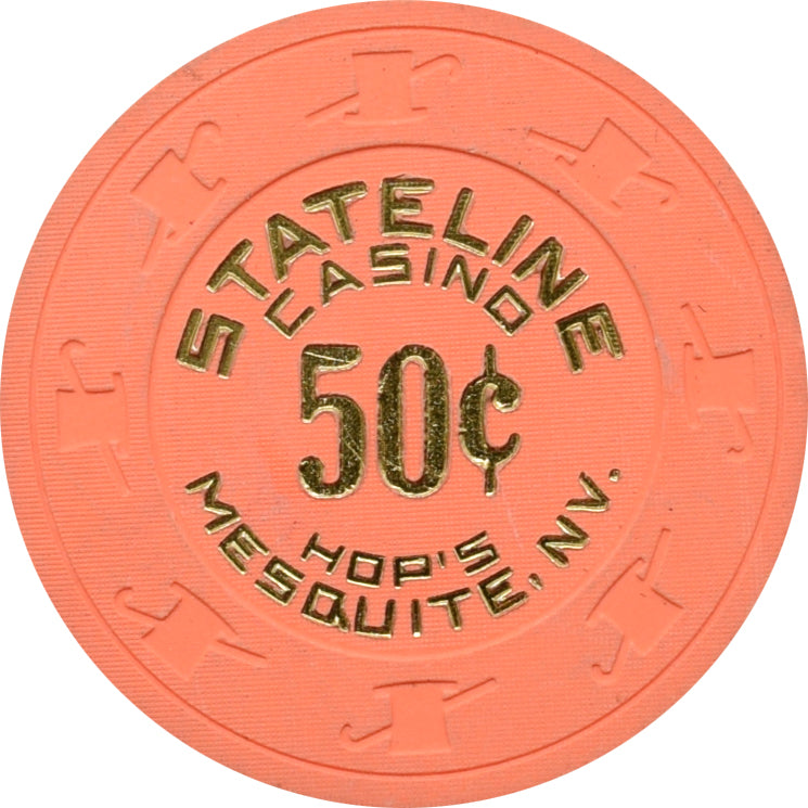 Stateline Casino Mesquite Nevada 50 Cent Chip 1982