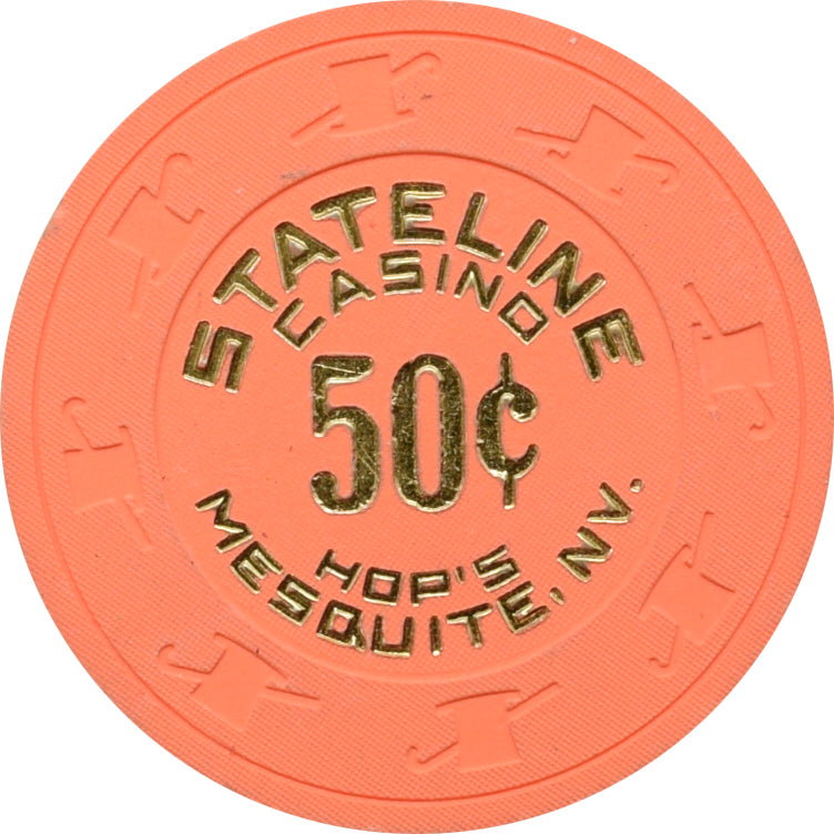 Stateline Casino Mesquite Nevada 50 Cent Chip 1982
