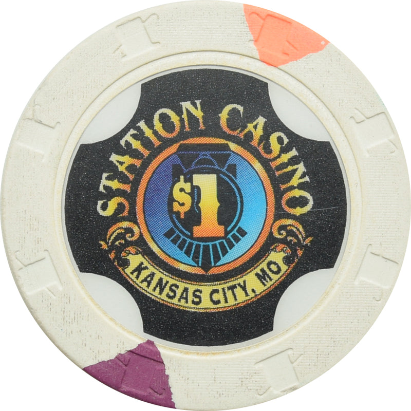 Station Casino Kansas City Missouri $1 Chip