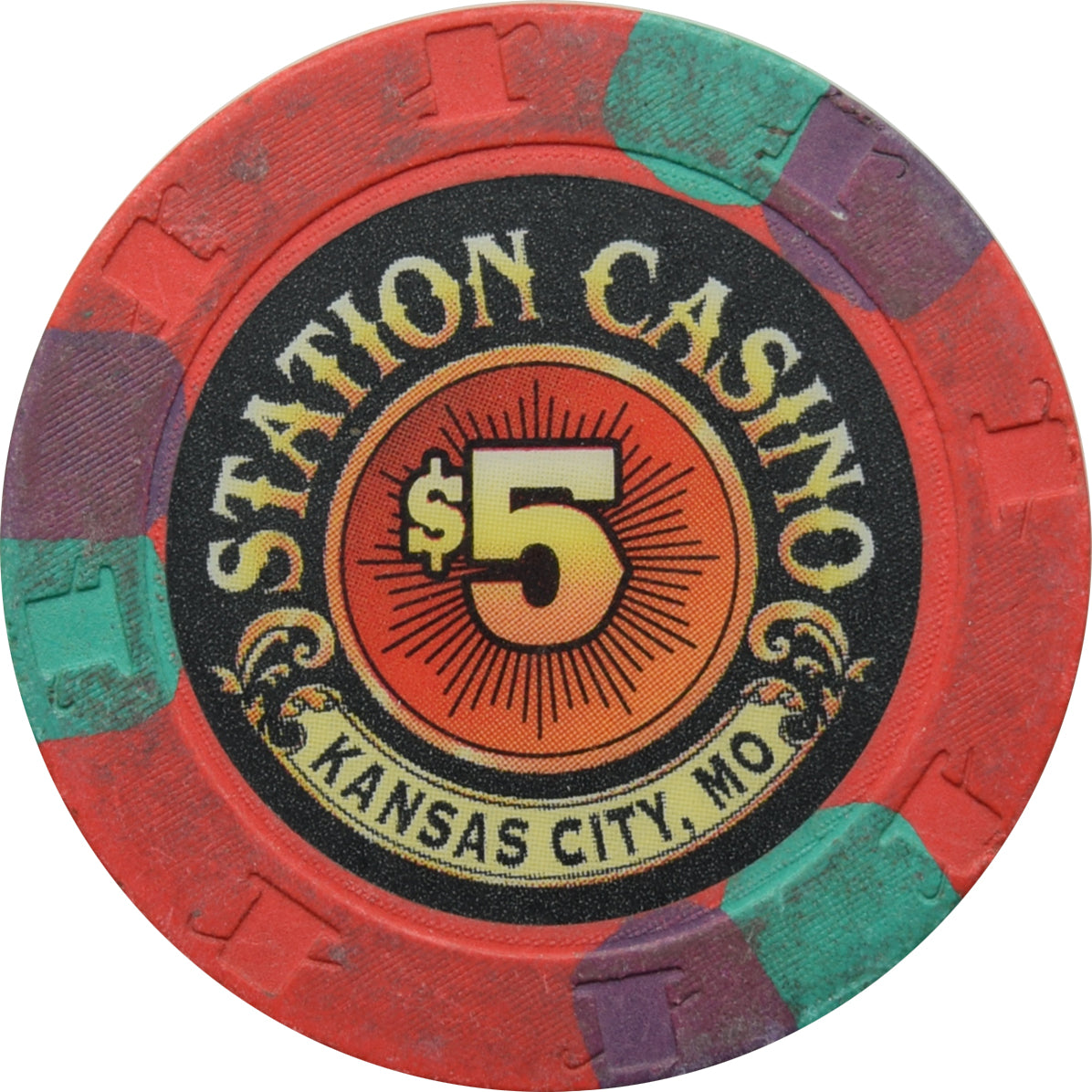 Station Casino Kansas City Missouri $5 Chip